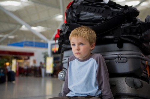 Children traveling alone