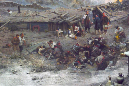 painting, Nikolay Pirogov combat surgeon