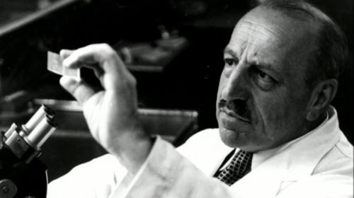 Dr. George Nicholas Papanicolaou, inventor of the "pap smear" test for cervical cancer