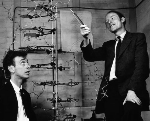 Dr.s Watson and Crick, two of the 50 most influential physicians in history