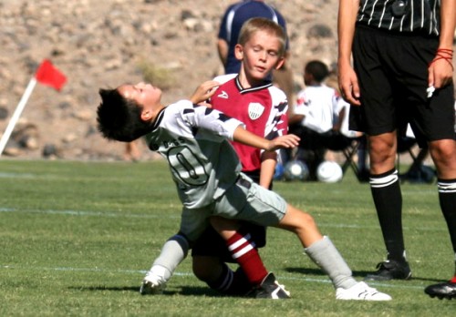 Concussion in children playing soccer