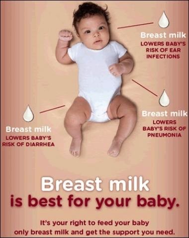Poster for breastfeeding campaign