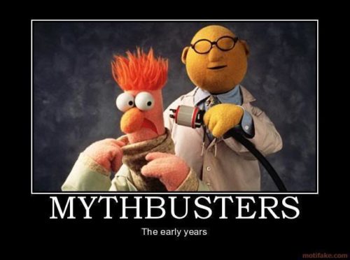 "Mythbusters" off air now, myths about causes of cancer